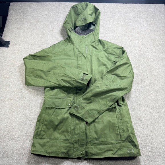 Under Armour Jackets & Blazers - Under Armour Storm ColdGear Infrared Jacket Green Hooded Parka Womens Medium